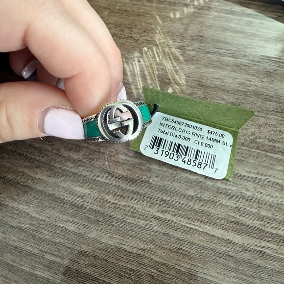Gucci Silver Interlocking Ring - Picture 1 of 7